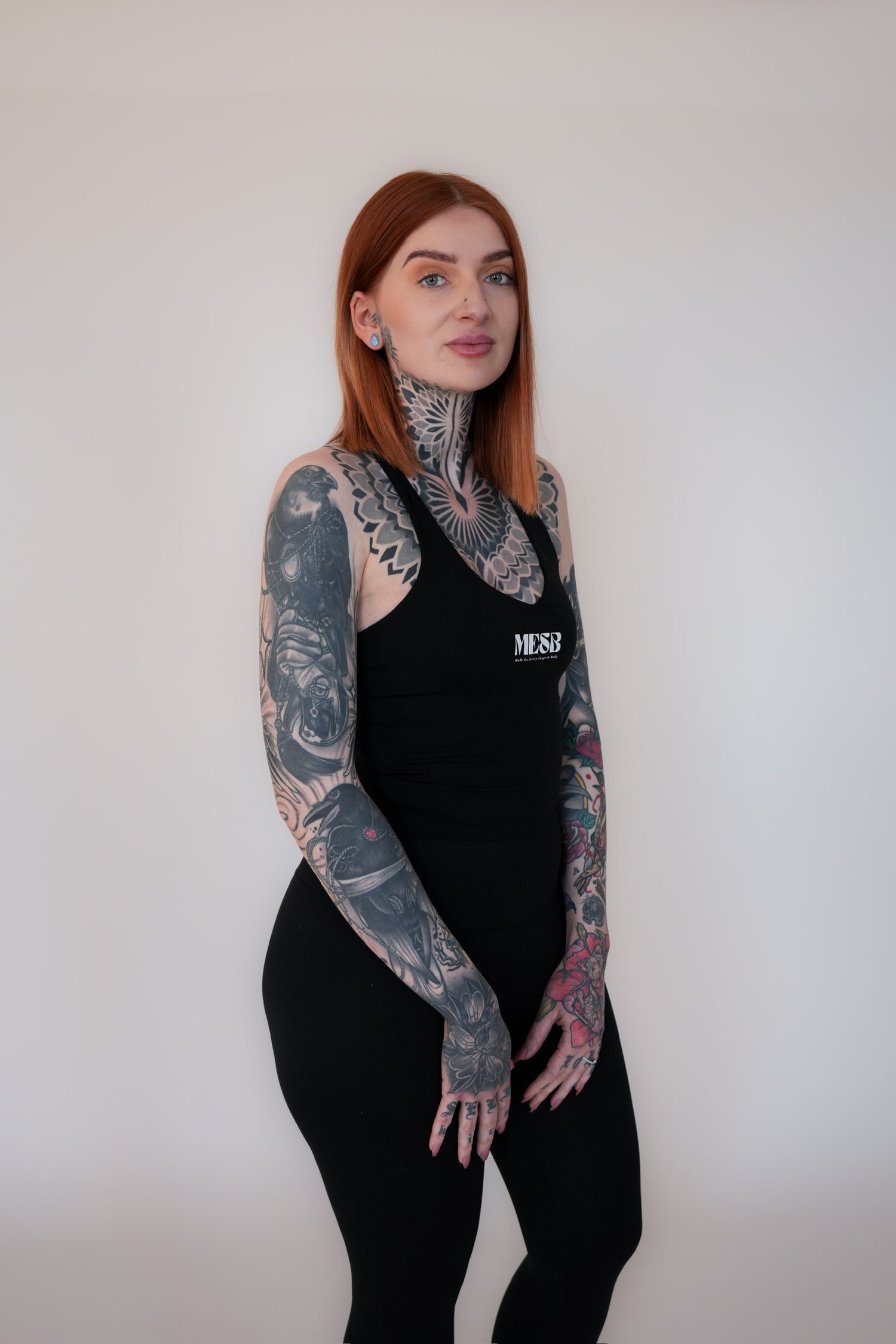 Woman model wearing MESB set